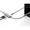 Hub USB 3.2 Gen 1 5Gbps 4-portowy + Gigabit LAN + Power Delivery Delock 63252