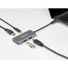 Zewnętrzny hub USB 10Gbps USB-C z 3x USB-A + 1x USB-C Delock 63261