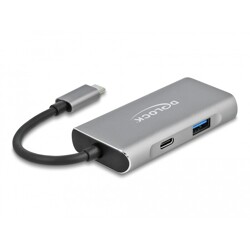Zewnętrzny hub USB 10Gbps USB-C z 3x USB-A + 1x USB-C Delock 63261