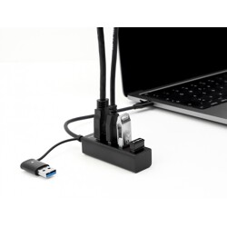 Hub USB 5Gbps 4 porty z USB-C lub USB-A Delock 63828