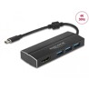 Adapter USB 5Gbps USB-C na 3x USB-A + HDMI (DP Alt Mode) 4K 30Hz Delock 63931