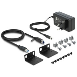 Hub do szafy Rack 19" 1U 13x USB 3.1 Gen 1 typ A Delock 64039