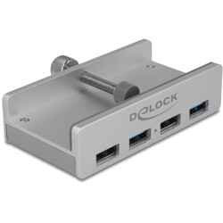 Hub zewnętrzny USB 3.0 4 porty ze śrubą blokującą Delock 64046