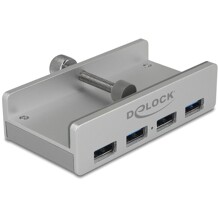 Hub zewnętrzny USB 3.0 4 porty ze śrubą blokującą Delock 64046