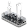 Przezroczysty hub zewnętrzny USB 3.0 4 porty Delock 64087