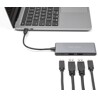 Hub 4-portowy USB-C 10Gbps 2x USB-A + 2x USB-C Delock 64111
