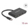 Hub USB 3.2 Gen 2 USB-C 4x USB-C 10Gbps Delock 64129