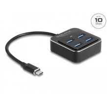 Hub USB 3.2 Gen 2 USB-C 4x USB-A 10Gbps Delock 64191