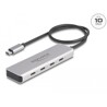 Hub USB 10Gbps USB-C 4x USB-C żeńskie przewód 35cm Delock 64231