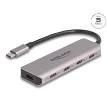 Hub USB 5Gbps USB-C 4-portowy Delock 64238