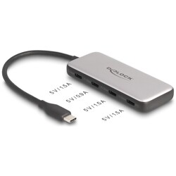 Hub USB 10Gbps USB-C 4x USB-C żeńskie + PD 85W Delock 64261