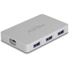 Hub USB 7-portowy 4x USB-C + 3x USB-A z funkcją Power Delivery 82W Delock 64279