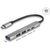 Cienki hub USB-C 4-portowy 1x USB 10Gbps typ A + 2x USB 2.0-A + 1x USB 2.0-C PD 95W Delock 64298