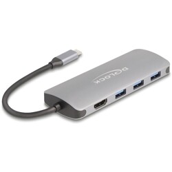 Hub USB 10Gbps 7x USB + HDMI 4K USB-C PowerDelivery 3.0 90W Delock 64323
