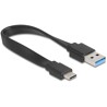 Hub USB 5Gbps 4-portowy transparentna obudowa wejście USB-A lub USB-C Delock 64335