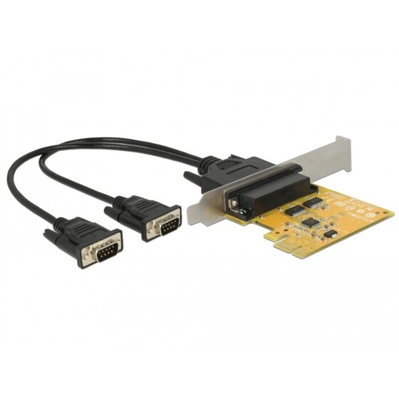 Karta PCI Express x1 2x RS-232 High Speed 921K z ochroną ESD Delock 62996
