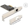 Karta PCI Express x1 na 1x RJ45 5 Gigabit LAN Delock 81260