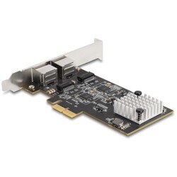 Karta PCI Express x2 na 2x RJ45 5 Gigabit LAN Delock 81261