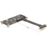 Adapter PCI Express 3.0 x1 męski 90° na M.2 key M żeński z kablem 10cm Delock 81503