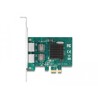 Karta PCI Express x1 na 2x RJ45 Gigabit LAN Delock 88206