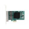 Karta PCI Express x1 na 4x RJ45 Gigabit LAN Delock 88207