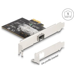 Karta PCI Express x1 na 1x SFP Gigabit LAN Delock 88318