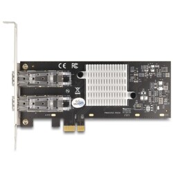 Karta PCI Express x1 na 2x SFP Gigabit LAN Delock 88336
