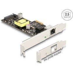 Karta PCI Express x1 1x RJ45 2,5 Gigabit LAN PoE+ Delock 88506
