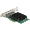 Karta PCI Express x4 4x RJ45 2,5 Gigabit LAN Realtek RTL8125 Delock 88601