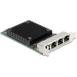 Karta PCI Express x4 4x RJ45 2,5 Gigabit LAN Realtek RTL8125 Delock 88601
