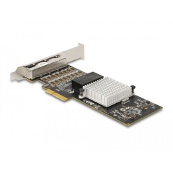 Karta PCI Express x4 4x RJ45 Gigabit LAN Delock 88606