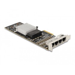 Karta PCI Express x4 4x RJ45 Gigabit LAN Delock 88606
