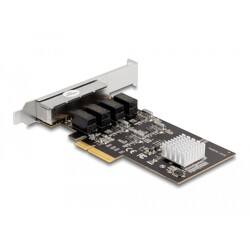 Karta PCI Express x4 4x RJ45 Gigabit LAN Delock 88618