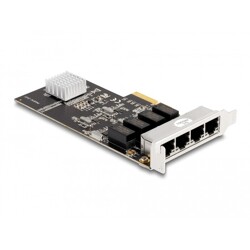 Karta PCI Express x4 4x RJ45 Gigabit LAN Delock 88618