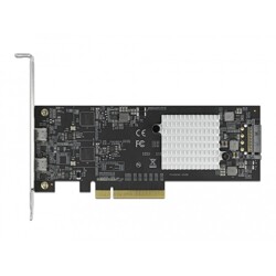 Karta PCI Express x8 do 2x zewn. USB-C SuperSpeed 20Gbps dual channel low profile Delock 89011