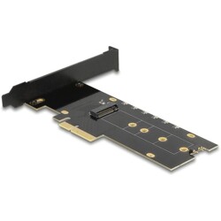 Karta PCI Express x4 1x NVMe M.2 key M z radiatorem i podświetleniem RGB LED low profile Delock 89013