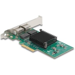 Karta PCI Express 2x RJ45 Gigabit LAN Delock 89021