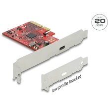 Karta PCI Express x4 do 1x zewn. USB-C 20Gbps 3A Delock 89035