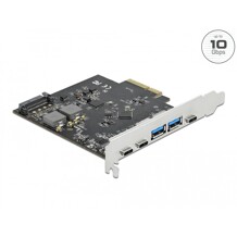 Karta PCI Express x4 do 3x USB-C + 2x USB-A SuperSpeed 10Gbps Delock 89074