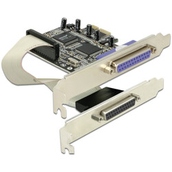 Karta PCI Express x1 2x port równoległy Delock 89125