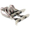 Karta PCI Express x1 4x RS-232 Delock 89178