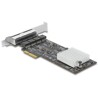 Karta PCI Express x4 4x RJ45 2,5 Gigabit LAN Delock 89192
