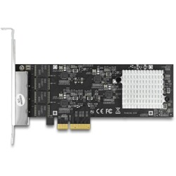 Karta PCI Express x4 4x RJ45 2,5 Gigabit LAN Delock 89192