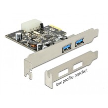 Karta PCI Express x1 do 2x zewn. USB-A 5Gbps Delock 89241