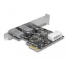 Karta PCI Express x1 do 2x zewn. USB-A 5Gbps Delock 89243