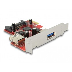 Karta PCI Express x1 do 1x zewn. + 1x wewn. USB 5Gbps Delock 89273