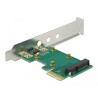 Karta PCI Express x1 na gniazdo mini PCI Express + 3 porty RP-SMA Delock 89294