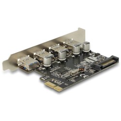Karta PCI Express x1 do 4x zewn. USB-A 5Gbps Delock 89297