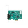Karta PCI Express x1 1x RS-232 High Speed 921K z zasilaniem Delock 89333