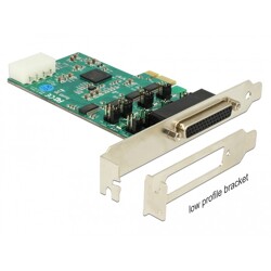 Karta PCI Express x1 4x RS-232 High Speed 921K z zasilaniem Delock 89335